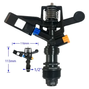 Aspersor Plástico Dos Boquillas 1/2"