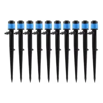 Estaca con Gotero Rociador Regulable 0-90 LPH Paquete X 50 UNIDADES - Imagen 3