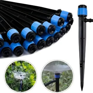 Estaca con Gotero Rociador Regulable 0-90 LPH Paquete X 50 UNIDADES