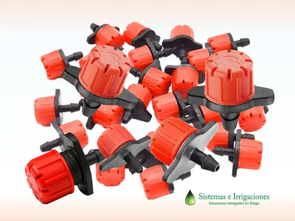 Gotero Inundador Regulable Rojo 0-70 L/H x 200 unid - Imagen 5