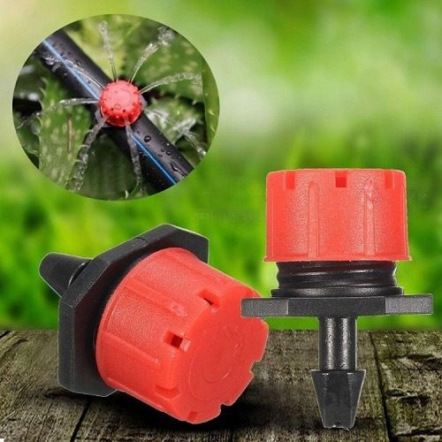 Goutteur Réglable 0-6 L/h - Lot De 40 Pièces, Pour Systèmes D'irrigation Goutte à Goutte