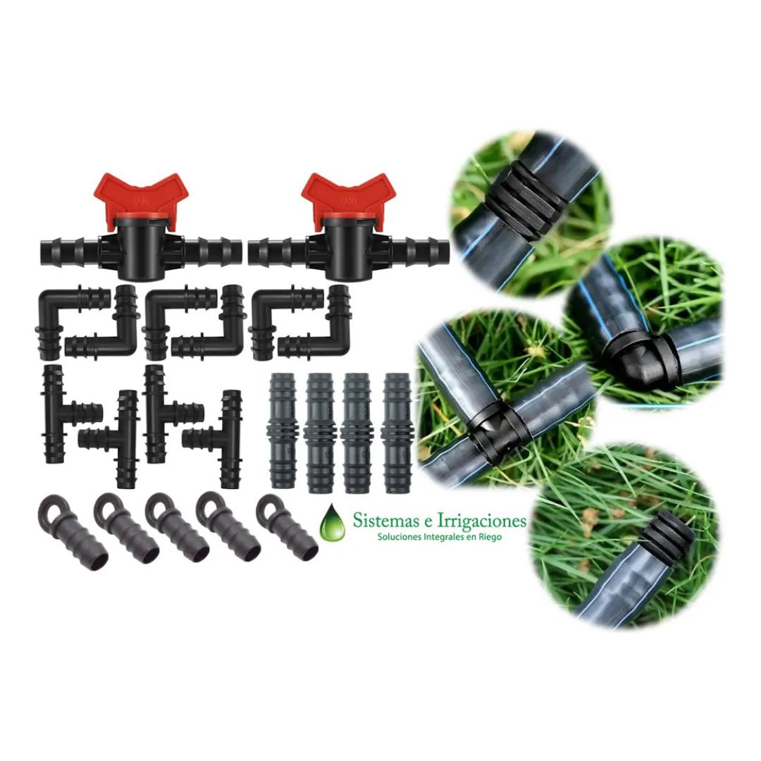 Kit Sistema de Riego por Goteo Autocompensado para Jardines y Huertas – 25 m
