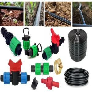 Kit Sistema de Riego por Goteo con Cinta de Riego para Cultivos