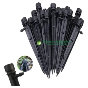 Gotero Regulable con Estaca 0 a 70 L/h Paquete x 50 Unidades