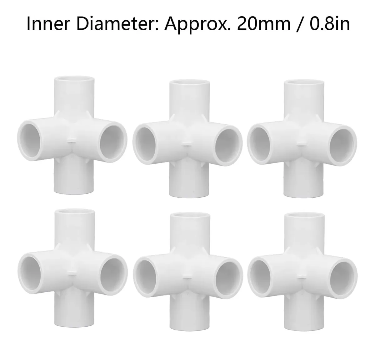Cuatricodo Pvc 1/2" Paq X 15 Und - Imagen 2