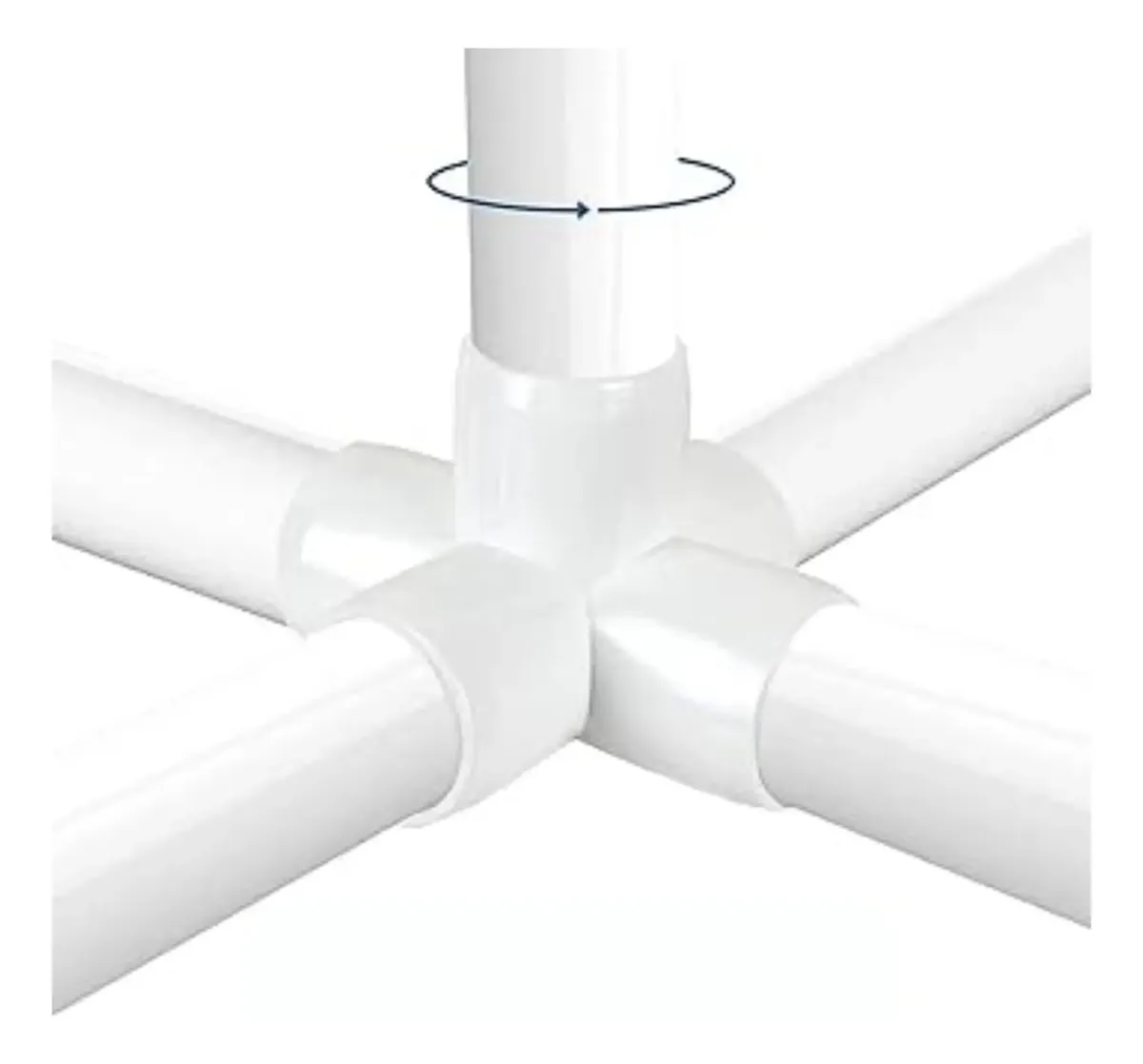 Codo Pvc 5 Vias 1/2" Paquete X 10 Unds - Imagen 2