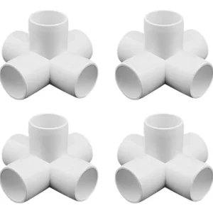 Codo Pvc 5 Vias 1/2" Paquete X 10 Unds