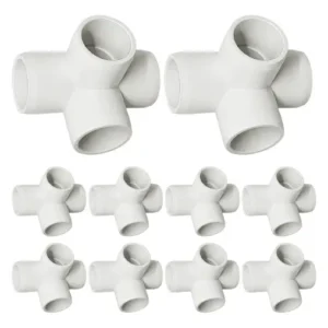 Cuatricodo Pvc 1/2" Paq X 15 Und