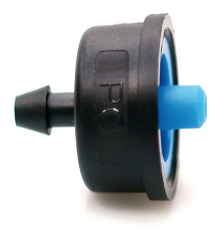 Gotero Botón Auto Compensado Azul 2 L/H x 50 unidades - Imagen 2