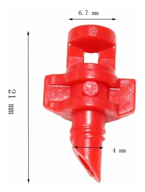 Nebulizador verde 4mm Riego de 180° x 100 Unidades - Imagen 5
