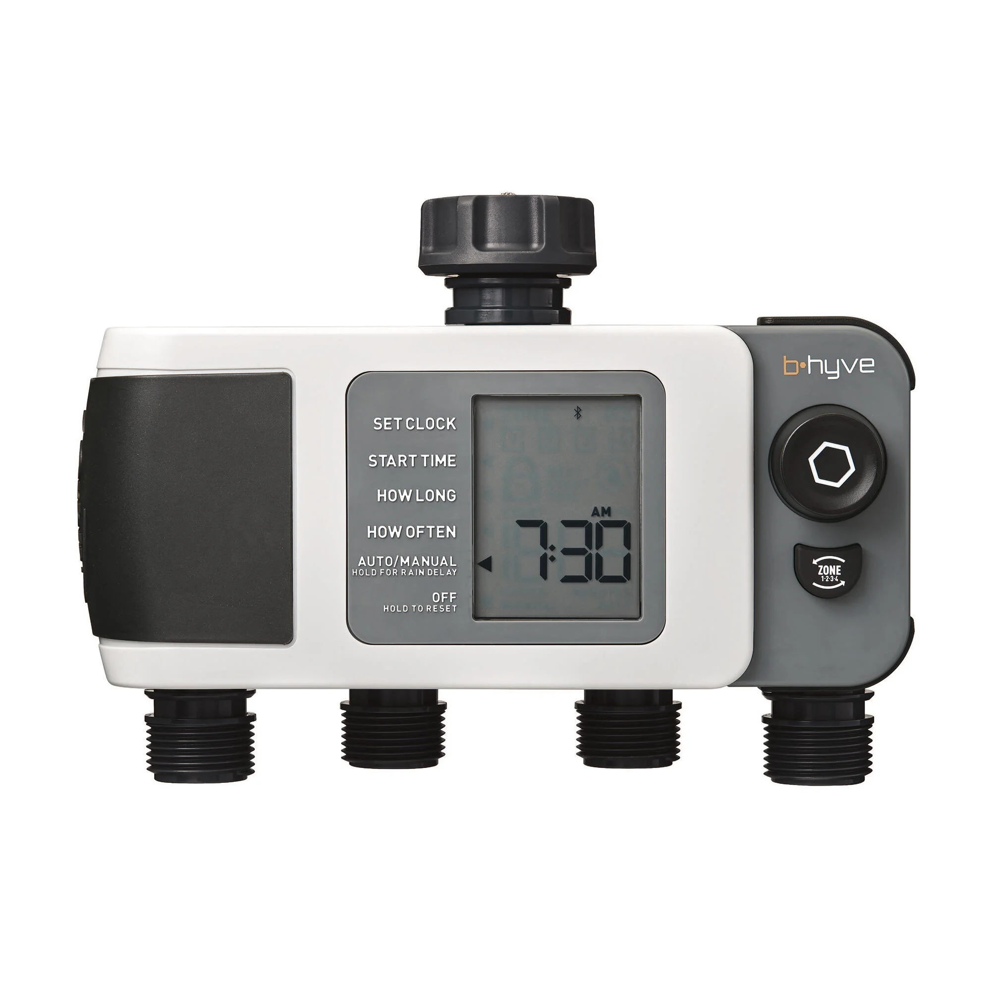 Programador Riego Orbit 4 Salidas Llave Jardín 3/4″ B-HYVE